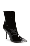Dolce & Gabbana Crystal-embellished Ankle Boots In Black/ Crystal