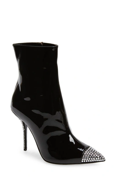 Dolce & Gabbana Crystal-embellished Ankle Boots In Black