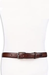 Cole Haan Men's Harrison Grand Leather Belt In Brown