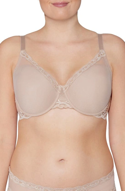 Natori Feathers Full Figure Underwire Bra In Cafe