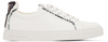 SOPHIA WEBSTER WHITE LEATHER BUTTERFLY SNEAKERS