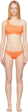 Hunza G Nancy Nile 2-piece Bikini Set In Orange