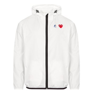 COMME DES GARÇONS PLAY HOODED ZIP JACKET