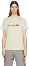 A-cold-wall* Essential Logo-print Cotton-jersey T-shirt In White