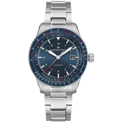 Hamilton Khaki Aviation Converter Auto In Blue