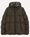 Moncler Montcla Short Down Jacket In Khaki