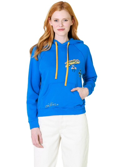 Mother Denim The Square Hoodie In Adventure Rising In Adventure Rising