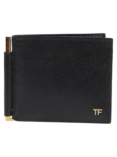 Tom Ford Men's Black Leather Wallet