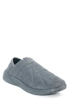 Polar Armor Men's Quilted Slip On Sneakers In Grey