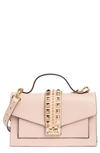 VALENTINO BY MARIO VALENTINO ADRIENNE STUDDED LEATHER TOP HANDLE SATCHEL