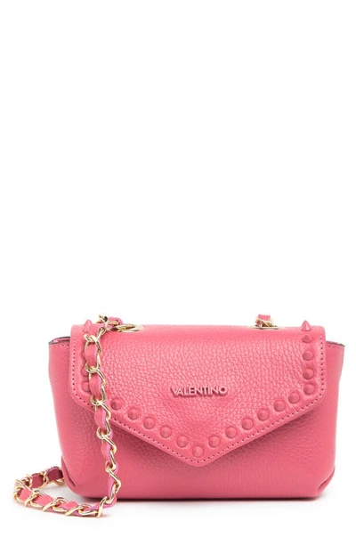 Valentino By Mario Valentino Francine Leather Crossbody Bag In Pink Sorbet