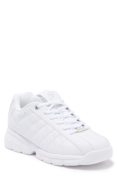 Fila Fulcrum 3 Athletic Sneaker In White/white/silver