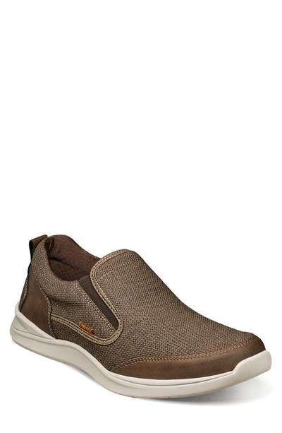 Nunn Bush Conway 2.0 Knit Slip-on Sneaker In Brown Multi