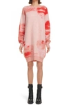 GIVENCHY X CHITO TRUEHEARTED MOHAIR BLEND SWEATER DRESS