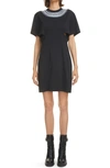 Givenchy Dress With 3d Chain Print In Black