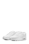 Nike Women's Air Max Sc Leather Shoes In White/ White-white