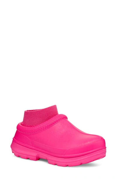 Ugg Tasman X Sock-lined Rubber Rain Slippers In Taffy Pink/pink