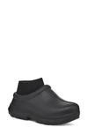 Ugg Tasman X Sherpa And Rubber Slides In Black