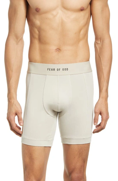 Fear Of God Two-pack Stretch-cotton Jersey Boxer Briefs In Gray