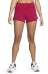 Nike Eclipse High Waist Running Shorts In Mystic Hibiscus
