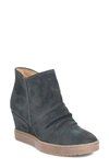 Söfft Siri Waterproof Wedge Bootie In Hunter