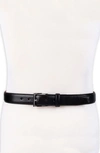 Cole Haan Men's Gramercy Leather Belt In Black