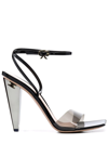 Gianvito Rossi Odissey Black Heeled Sandals In Nero