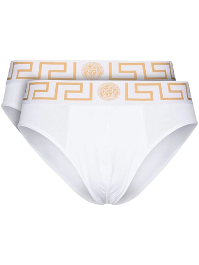 Versace Underwear In White Cotton