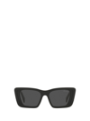 Prada Symbole 51mm Rectangular Sunglasses In Black