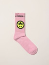 Barrow Pink Socks With Logo In Pink