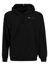 MCQ BY ALEXANDER MCQUEEN LOGO PRINT RIBBED HOODIE