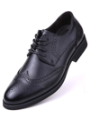 Mio Marino Men's Speckled Wingtip Dress Shoes Men's Shoes In Black