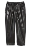 Nanushka Jain Trousers In Vegan Leather In Black