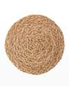 Juliska Woven Straw Natural Placemat In Rattan/natural