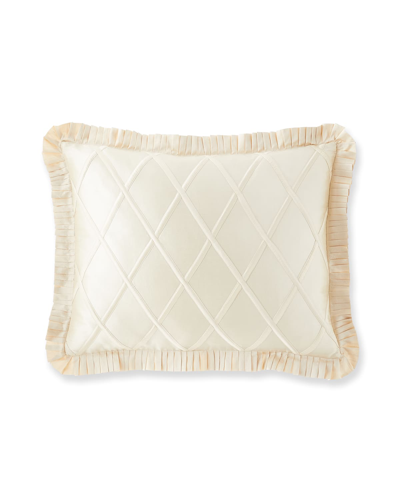 Austin Horn Collection Catherine's Palace Lattice Standard Sham In Cream