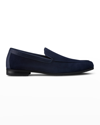 JOHN LOBB MEN'S TYNE SUEDE LOAFERS