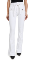 Veronica Beard Jean Giselle Skinny Flare Jeans In White