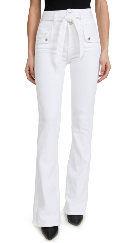 Veronica Beard Jean Giselle Skinny Flare Jeans In White