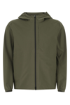 WOOLRICH ARMY GREEN POLYESTER WINDBREAKER  ND WOOLRICH UOMO XXL