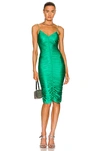 Alexander Wang Ruched Bodycon Midi-dress In Poison Ivy