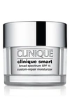 Clinique Smart Broad Spectrum Spf 15 Custom-repair Moisturizer For Dry To Combination Skin, 1.7 oz