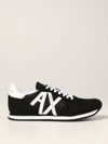 Armani Exchange Mens Black Polyamide Sneakers In Black