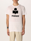 Isabel Marant Cotton T-shirt With Logo In White