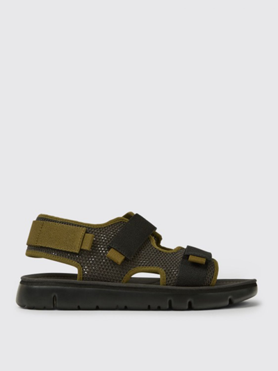 Camper Oruga  Sandals In Calfskin, Recycled Pet And Lyocell Tencel In Multicolor