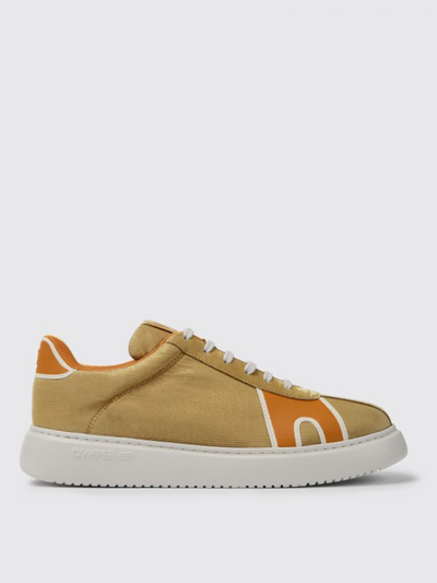 Camper Runner K21  Trainers In Recycled Pet And Calfskin In Brown