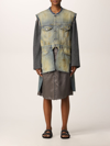 Maison Margiela Asymmetrical Distressed Denim Vest In Denim