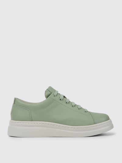 Camper Runner Up  Trainers In Leather In Green
