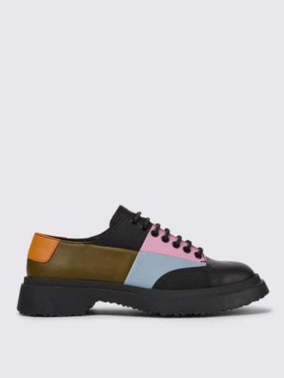 Camper Twins  Lace-up Shoes In Leather In Multicolor