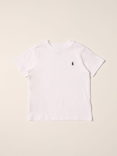 Polo Ralph Lauren Cotton T-shirt With Logo In White
