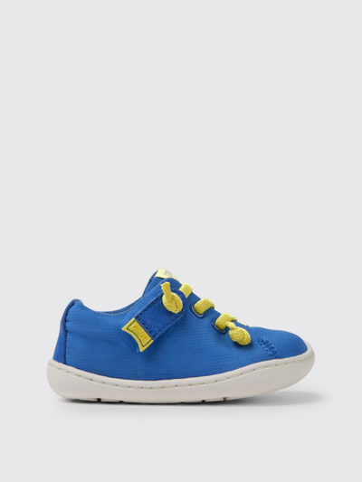 Camper Kids' Peu  Shoes In Recycled Polyester In Blue